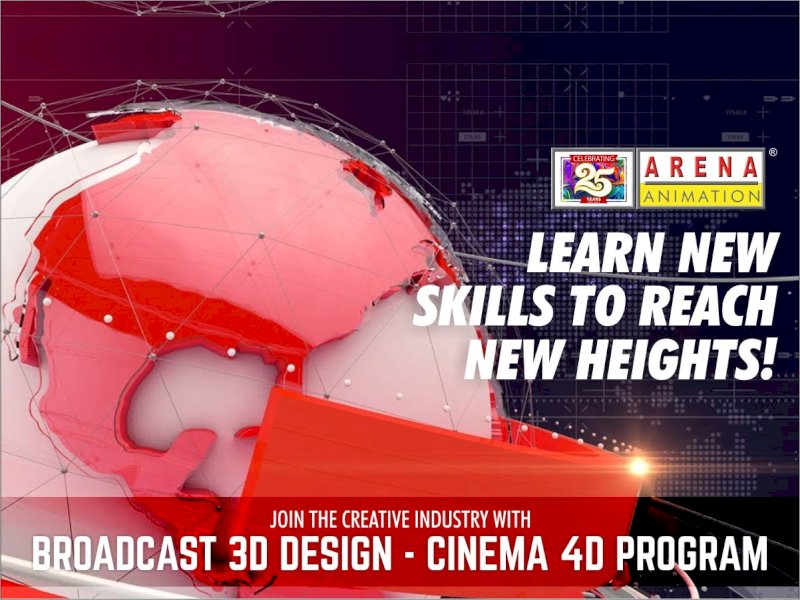 Broadcast 3d design - cinema 4d