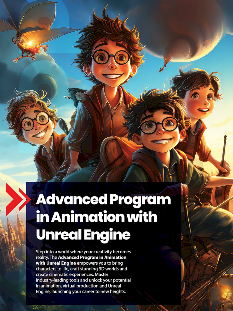 Advanced program in animation with unreal engine