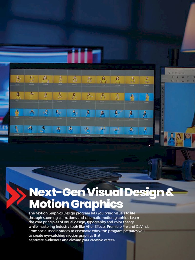 Next-gen visual  design and motion graphics