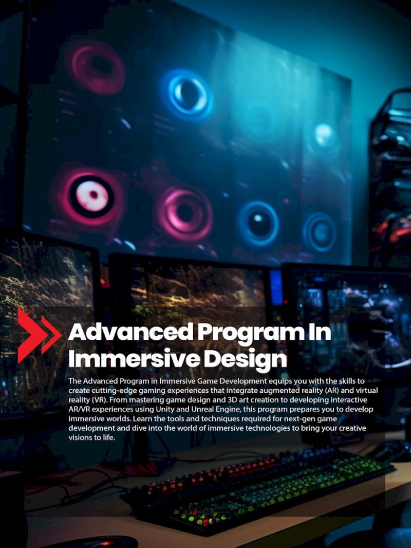 Advanced program in immersive design