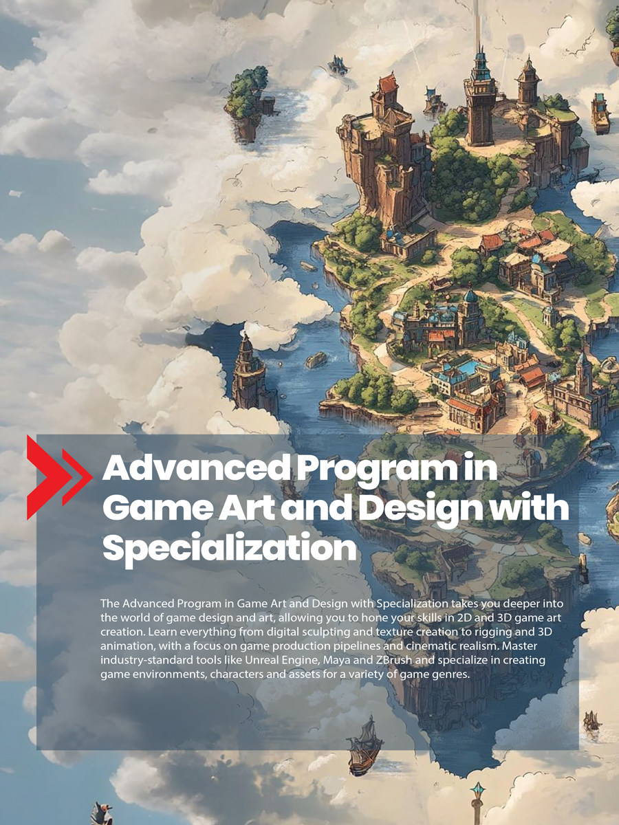 Advanced program in game art and design with specialization
