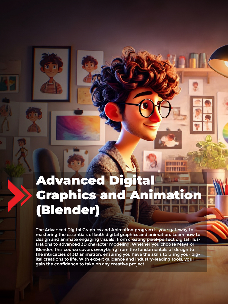 Advanced digital graphics and animation with blender
