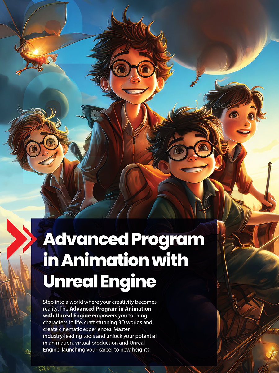 Advanced program in animation with unreal engine