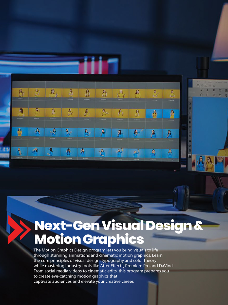 Next-gen visual  design and motion graphics