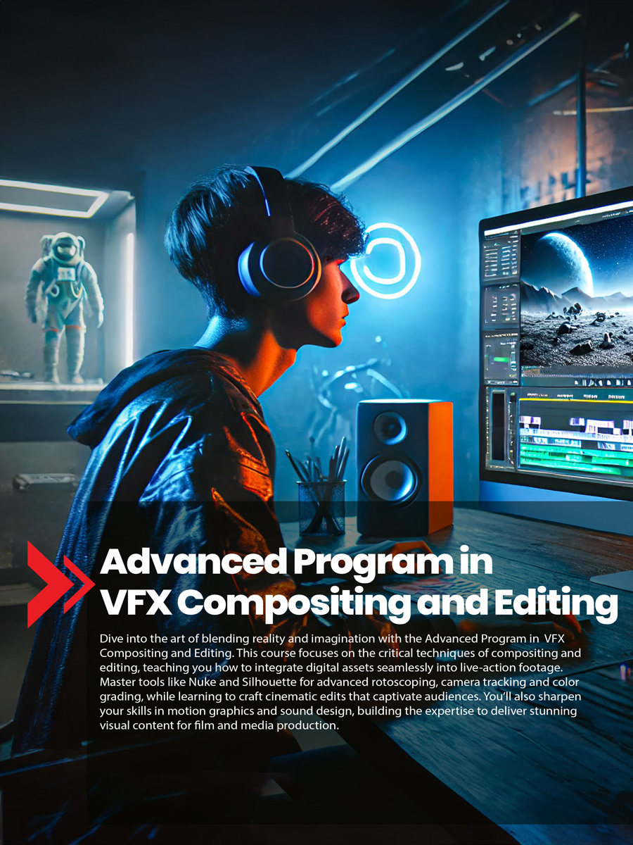 Advanced program in vfx compositing and editing